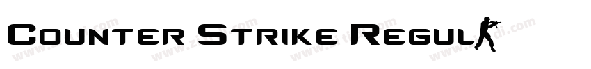 Counter Strike Regul字体转换 Counter Strike Regul字体转换